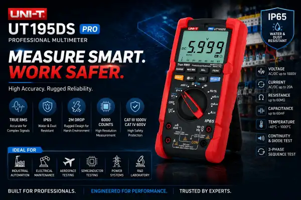 Top Advantages of UT195DS Multifunctional Multimeter IP65 Tester